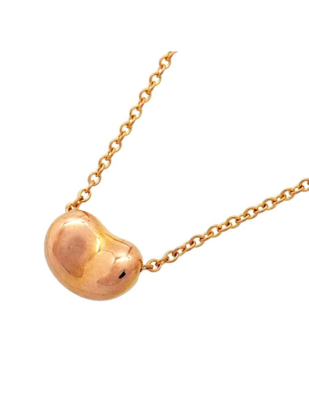 Tiffany & Co Necklace Bean 18k Pink Gold